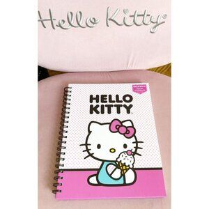 Hello Kitty Spiral Notebook College or School NWT